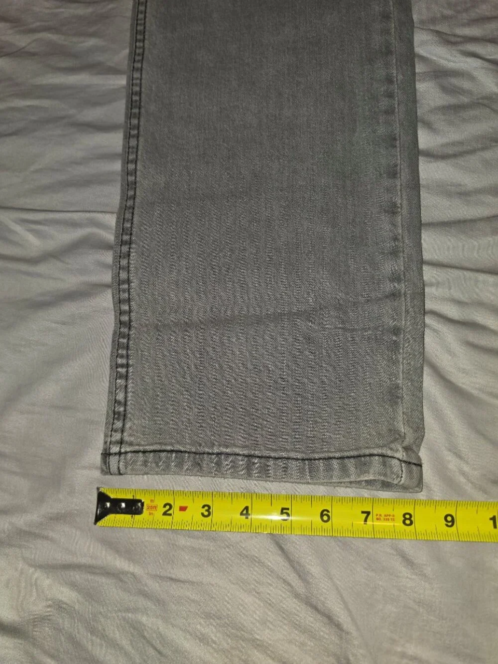 NWT Men’s Levi’s 514 Straight Jeans 36x34 Gray Stretch